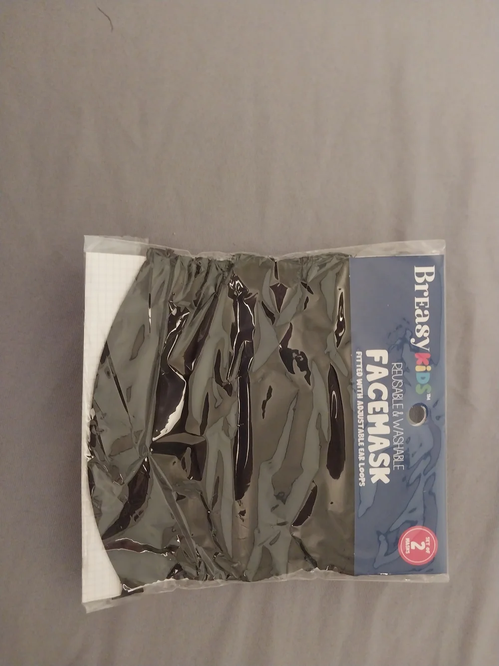 Breasy Kids Reusable Washable Face Mask 5x 2packs. #0127